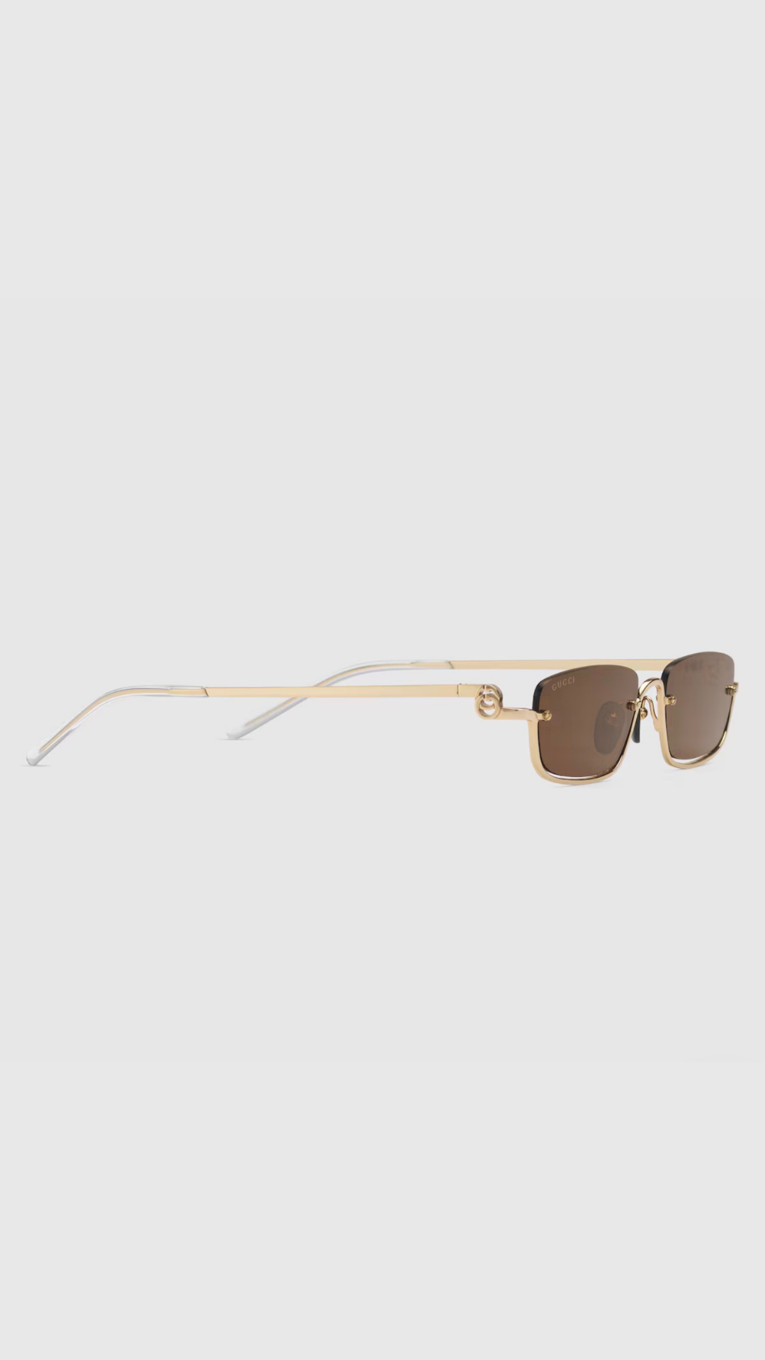 GUCCI Rectangular-frame sunglasses